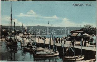 1925 Abbazia, Opatija; Molo / pier