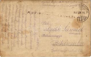 1917 Osztrák-magyar katonák ebéd készítés közben az olasz harctéren / WWI K.u.k. military, soldiers ...