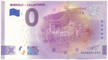 2021. 0E szuvenír bankjegy Miskolc - Lillafüred T:I Hungary 2021. 0 Euro souvenir banknote Miskolc - Lillafüred C:UNC