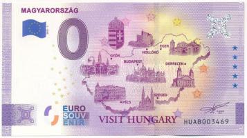 2021. 0E szuvenír bankjegy Magyarország T:I Hungary 2021. 0 Euro souvenir banknote Hungary C:UNC