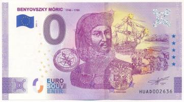 2021. 0E szuvenír bankjegy Benyovszky Móric T:I Hungary 2021. 0 Euro souvenir banknote Móric Benyovszky C:UNC