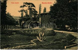 1908 Buziásfürdő, Baile Buzias; Park részlet. Francz Testvérek kiadása / spa, park (EK)