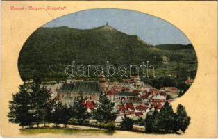 1910 Brassó, Kronstadt, Brasov; látkép / general view (Rb)