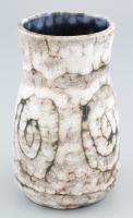 Retró kerámia váza, jelzett, hibátlan, m: 16 cm