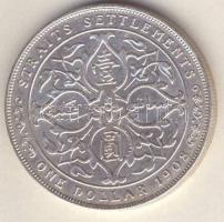 Sraits Settlements 1908. 1C Ag VII.Edvárd T:2/3