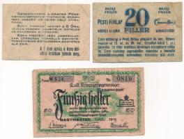 Nagymegyer / Hadifogolytábor 1916. július 1. 50f arab sorozat- és sorszámmal, "MS" betűjel...