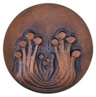 DN "75 éves a Fővárosi Gyermek és Ifjúságvédelem" kétoldalas, öntött Br plakett (80mm) T:1...