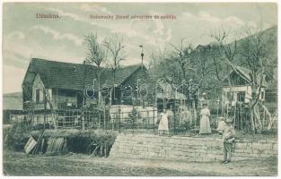 1922 Désakna, Ocna Dejului; Bobovszky József udvartára és szőlője. Moskovitz Vilmos kiadása / manor and vineyard (EK)