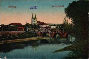1921 Ipolyság, Sahy; Ipoly híd / Ipel river bridge (EK)