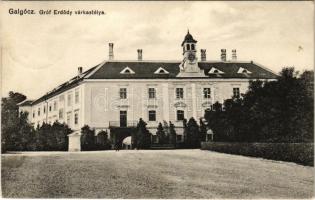 1911 Galgóc, Hlohovec; Gróf Erdődy várkastélya. Bródy Simon kiadása / castle