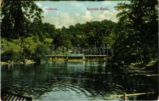 1912 Szováta-fürdő, Baile Sovata; Fekete-tó. Divald Károly műintézete 24-1908. / lake, spa (fa)