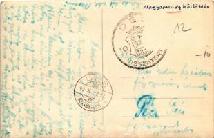1940 Dés, Dej; Szamos híd, vonat / Somes river bridge, train + "1940 Dés visszatért" So. S...
