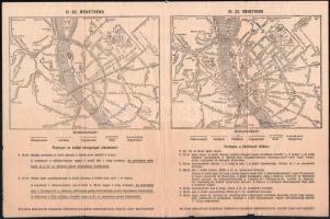 1938 A XXXIV. Nemzetközi Eucharisztikus Kongresszus programja térképpel