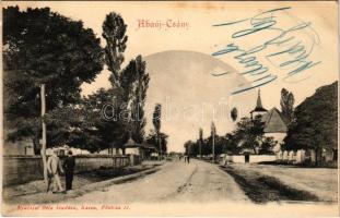 1904 Hernádcsány, Abaúj-Csány, Cana; utca. Nyulászi Béla kiadása / street (kis szakadás / small tear)