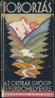 cca 1930 Toborzás az osztrák gyógy- és fürdőhelyekre, képekkel illusztrált ismertető prospektus, 64p