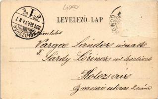 1901 Betlér, Betliar (Rozsnyó, Roznava); Gróf Andrássy kastély. Falvi Jenő kiadása / castle (Rb)