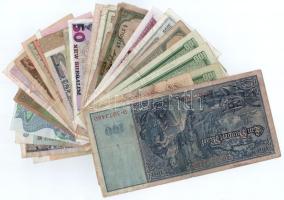 25db-os külföldi bankjegytétel, közte NDK, Svédország, Zambia, Izrael, Kínai Köztársaság, Bolívia, L...