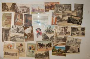 kb 100 db jó minőségű Tuck motívumlap és 300 francia, angol és USA városképes lap / ca 100 Tuck thematic cards + 300 France, USA, England topographic cards