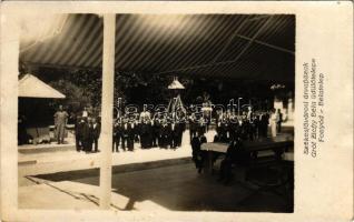 Fonyód-Bélatelep, Székesfővárosi árvaházak Gróf Zichy Béla üdülőtelepe, gyerekcsoport. photo