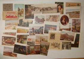 kb 100 db jó minőségű Tuck motívumlap és 300 francia, angol és USA városképes lap / ca 100 Tuck them...