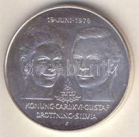 Svédország 1976. 50Kr Ag "XVI.Károly Gusztáv és Szilvia esküvője T:1/2+