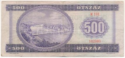 1969. 500Ft "E 191 102080" T:III Adamo F40