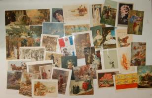 412 db jó minőségű vegyes motívum lap, számos érdekes lappal és lithoval / 412 thematic cards with d...