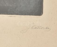 Glatz Oszkár (1872-1958) - Prihoda István (1891-1965): Ebédelők. Rézkarc, papír, jelzett (Glatz Oszk...