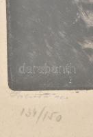 Glatz Oszkár (1872-1958) - Prihoda István (1891-1965): Ebédelők. Rézkarc, papír, jelzett (Glatz Oszk...