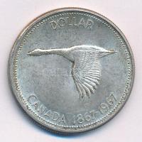 Kanada 1967. 1$ Ag "II. Erzsébet" T:2 Canada 1967. 1 Dollar Ag "Elizabeth II" C:...
