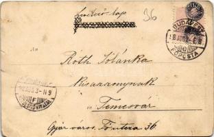 1898 (Vorläufer) Ladies riding a tandem bicycle. Künstlerkarte No. 818. Verlag von E. Keppler (szaka...