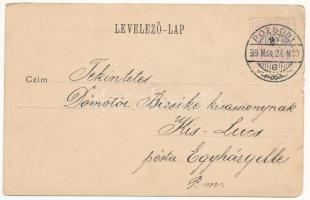 1899 (Vorläufer) Pozsony, Pressburg, Bratislava; Friedliche Hütte / nyaraló. Rudolf Drodtleff kiadás...