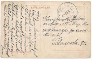 1916 Rimakokova, Kokava nad Rimavicou; Pályaudvar, vasútállomás, gőzmozdony, vonat. W.L. Bp. 4780. P...