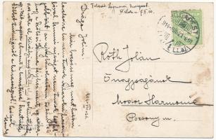 1914 Budapest III. Óbudai Főtér, III. Kerületi Elöljáróság, 7-es villamos, Gebhard József üzlete, Ar...