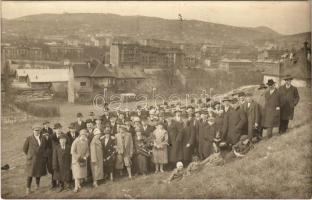 1927 Budapest I. Kirándulás a török sáncnál, ahonnan lőtték a törökök a pesti partot. photo