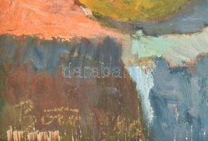 Bíró Ferenc (1921-2001): Csendélet. Olaj, fa, jelzett. Sérült. Fakeretben. 50x39 cm