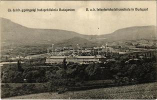 Budapest II. Lipótmező, Hidegkúti út, Cs. és Kir. gyalogsági hadapród iskola