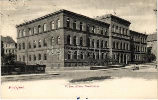 1932 Budapest V. Kerületi állami főreáliskola a Markó utcában (EK)