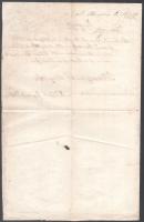 1863 Korosecz (Károlyfa, ma: Korovci, SL), Zigler Mihály községi elöljáró német nyelvű igazolása egy...