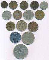27 darabos vegyes érme és bankjegy tétel, közte Bulgária, Szerbia, Belorusszia, Kirgizisztán, Lettország, Magyarország, Németország bankjegyei és érméi T:vegyes