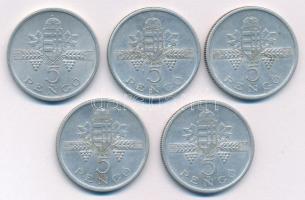 1945. 5P Al "Parlament" (5x) T:2,2- patina
Adamo P8.4
