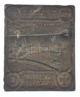 Osztrák-Magyar Monarchia ~1918. "K.u.K. Orvosi járműegység 1914-1918" dombornyomott ezüstö...