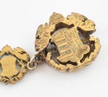 Címeres karkötő, kopott, h: 16,5 cm