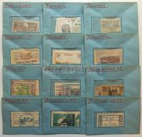 Ausztria nagyon jó szükségbankjegy gyűjtemény, igen kevés duplával, 448db, helységek szerint boríték...