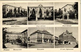 1941 Miskolc, Tüzér laktanya, Korona szálló, Római katolikus főgimnázium