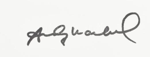 Andy Warhol (1928-1987): Marylin Monroe. Ofszet litográfia, papír. Sorszámozott: 61/100, jelzett a n...