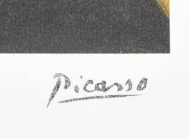 Pablo Picasso (1881-1973): Claude and Paloma. Ofszet litográfia, papír. Sorszámozott 75/200.Jelzett ...