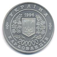 Ukrajna 1996. 200.000k Cu-Ni "A csernobili katasztrófa 10. évfordulója" T:P Ukraine 1996. ...