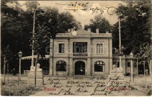 1909 Craiova, Parcul Bibescu, Terasa Florilor Restaurant & Bererie / park, restaurant and beer hall (r)