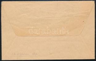 1946 (26. díjszabás) Levél 100.000 AP készpénzes bérmentesítéssel "RÁTÓT"